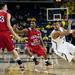 Michigan sophomore Trey Burke drives to the rim in the game against Saginaw Valley State on Monday. The Wolverines won 76-48. Daniel Brenner I AnnArbor.com